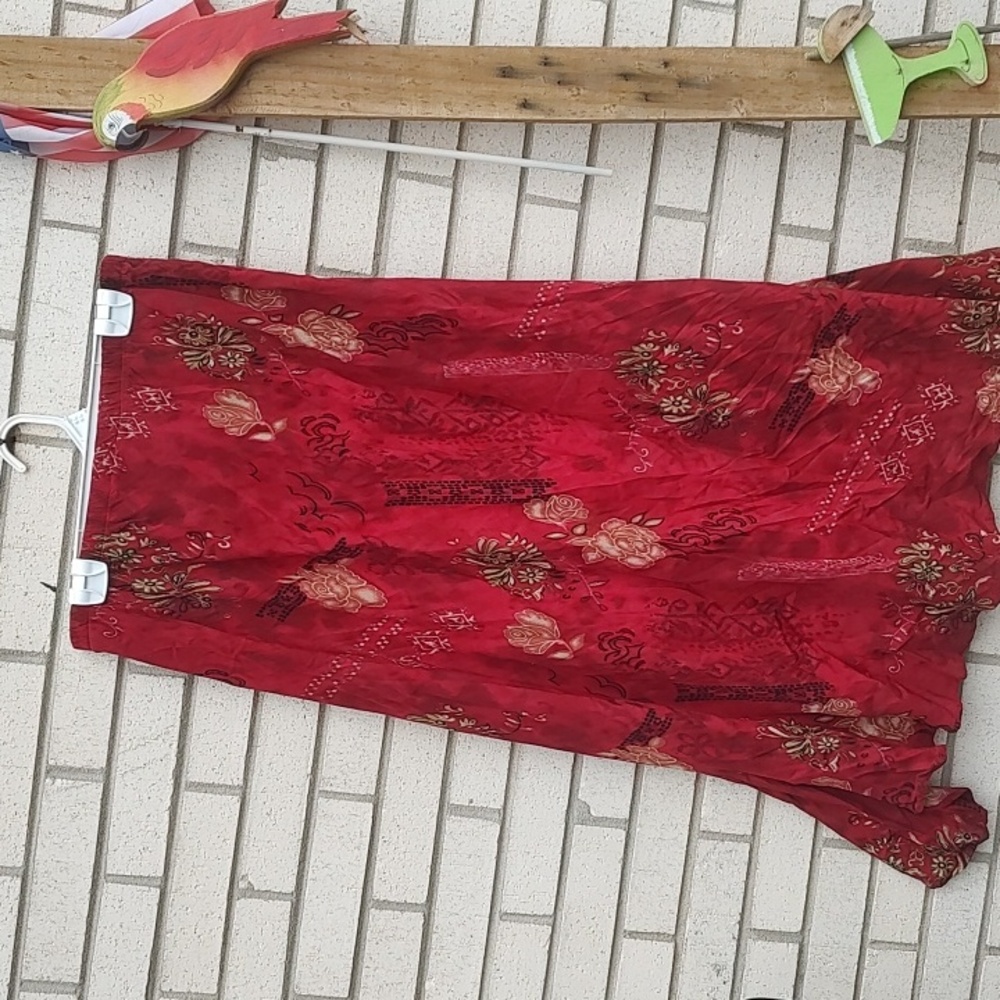Burgundy Skirt